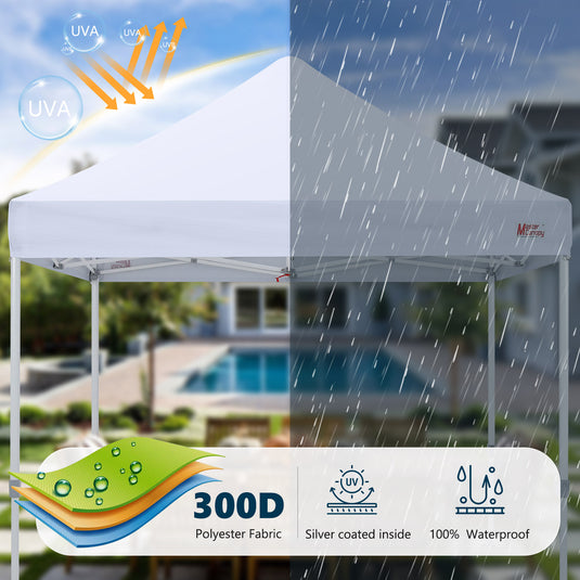 Mastercanopy Lite-30 Commercial Canopy Tent Instant Shelter - 10x10, 10x15, 10x20
