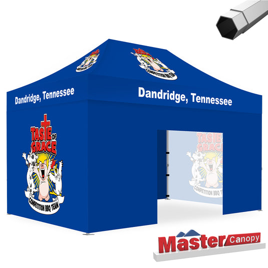 Mastercanopy Core-35 Custom Canopy Tent Heavy Duty Pop‑up Personalized 10x10, 10x15, 10x20