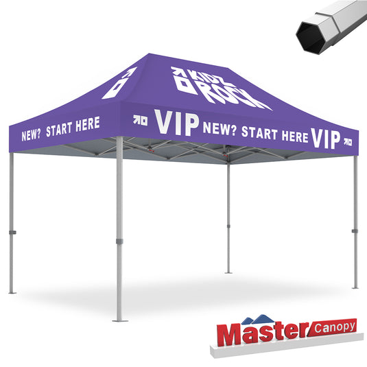 Mastercanopy Core-35 Custom Canopy Tent Heavy Duty Pop‑up Personalized 10x10, 10x15, 10x20
