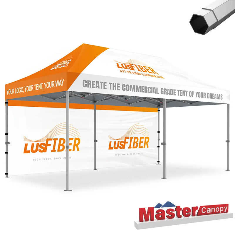 Load image into Gallery viewer, Mastercanopy Core-35 Custom Canopy Tent Heavy Duty Pop‑up Personalized 10x10, 10x15, 10x20
