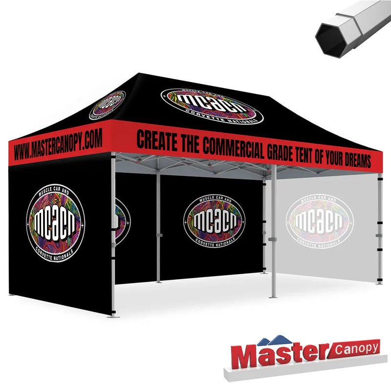 Load image into Gallery viewer, Mastercanopy Core-35 Custom Canopy Tent Heavy Duty Pop‑up Personalized 10x10, 10x15, 10x20
