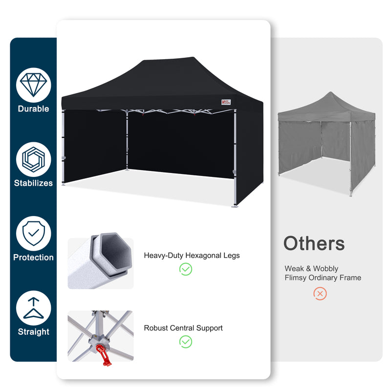 Load image into Gallery viewer, Mastercanopy Core-35 Premium Heavy Duty Instant Canopy Tent with Sidewalls - 10x10, 10x15, 10x20

