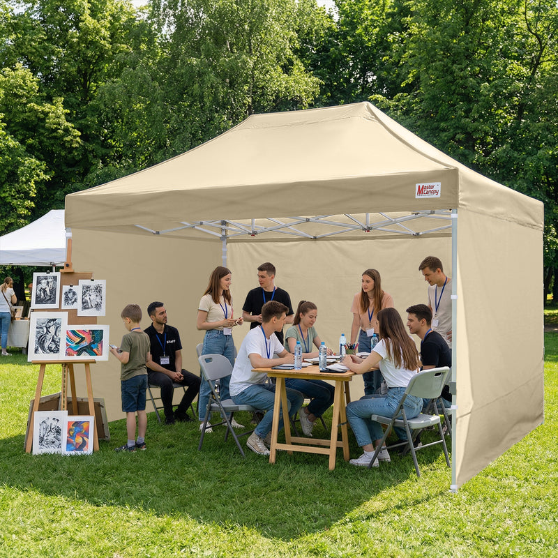 Load image into Gallery viewer, Mastercanopy Lite-30 Commercial Canopy Tent with Sidewalls - 10x10, 10x15, 10x20

