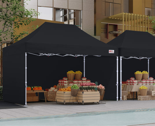 Mastercanopy Core-35 Premium Heavy Duty Instant Canopy Tent with Sidewalls - 10x10, 10x15, 10x20