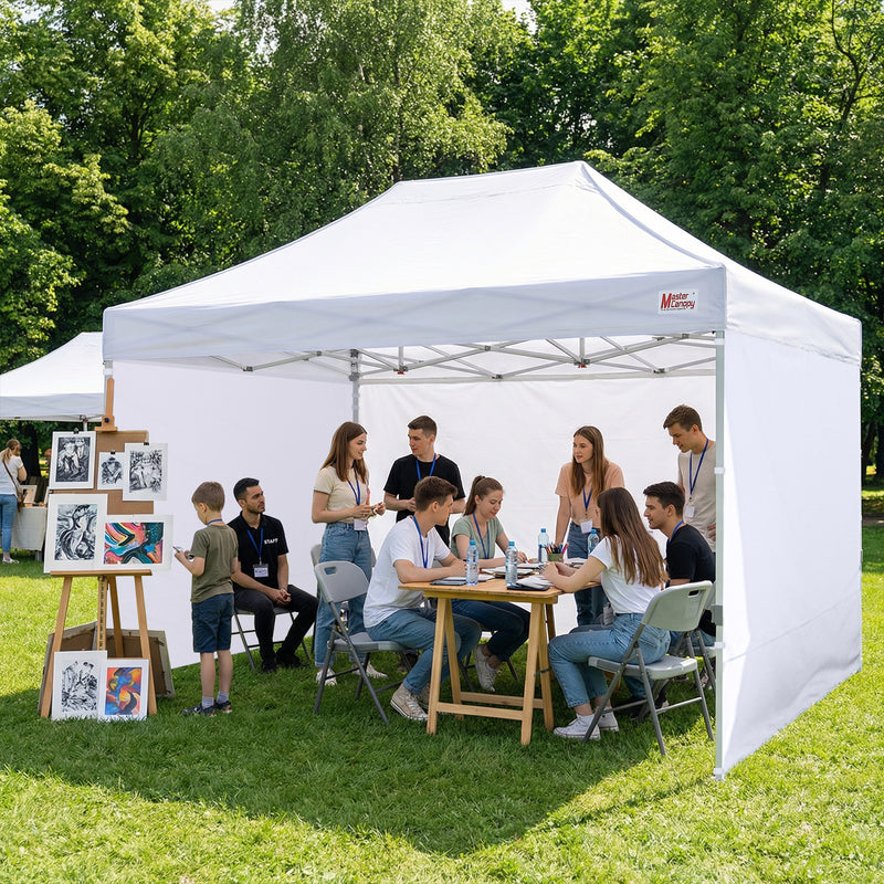 Load image into Gallery viewer, Mastercanopy Lite-30 Commercial Canopy Tent with Sidewalls - 10x10, 10x15, 10x20
