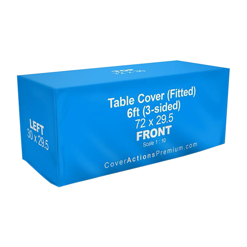 Load image into Gallery viewer, Custom Table Cover 4 FT, 6 FT, 8 FT Personalized Table Cloth
