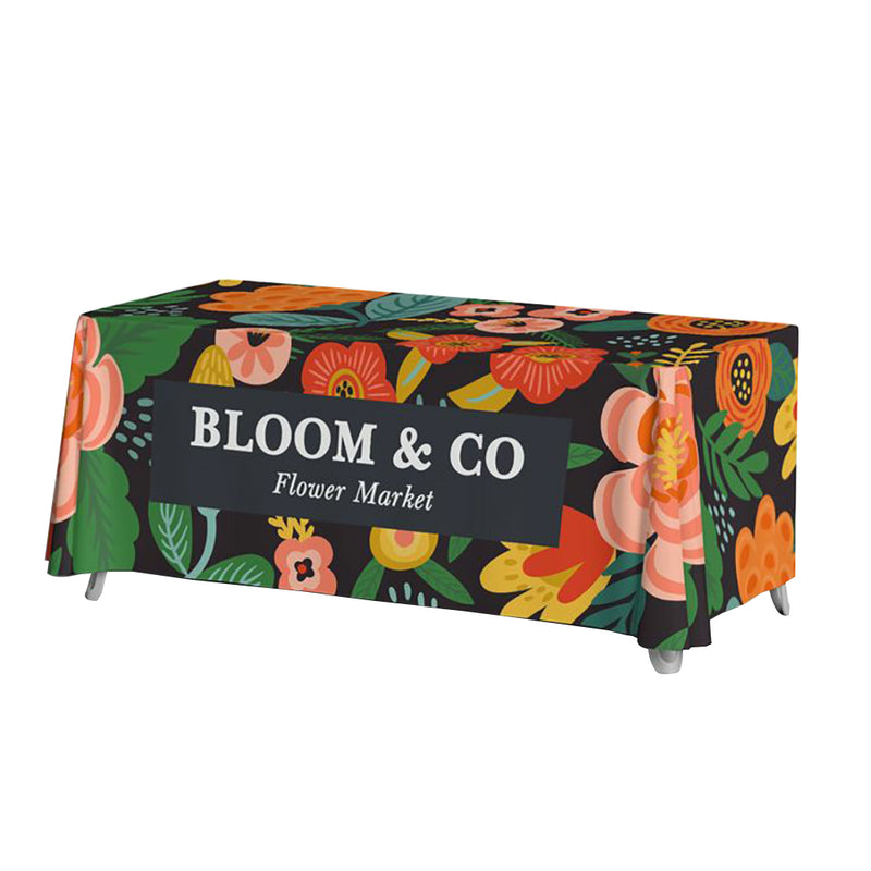 Load image into Gallery viewer, Custom Table Cover 4 FT, 6 FT, 8 FT Personalized Table Cloth
