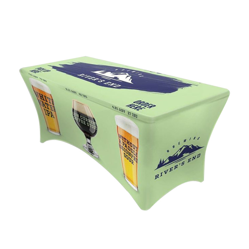 Load image into Gallery viewer, Custom Table Cover 4 FT, 6 FT, 8 FT Personalized Table Cloth
