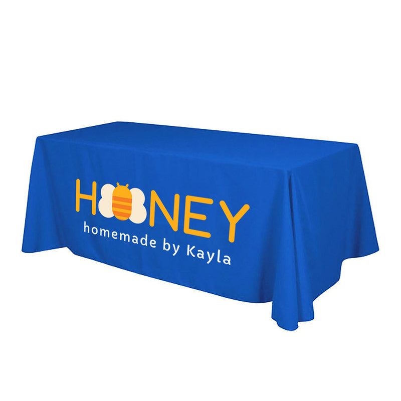 Load image into Gallery viewer, Custom Table Cover 4 FT, 6 FT, 8 FT Personalized Table Cloth

