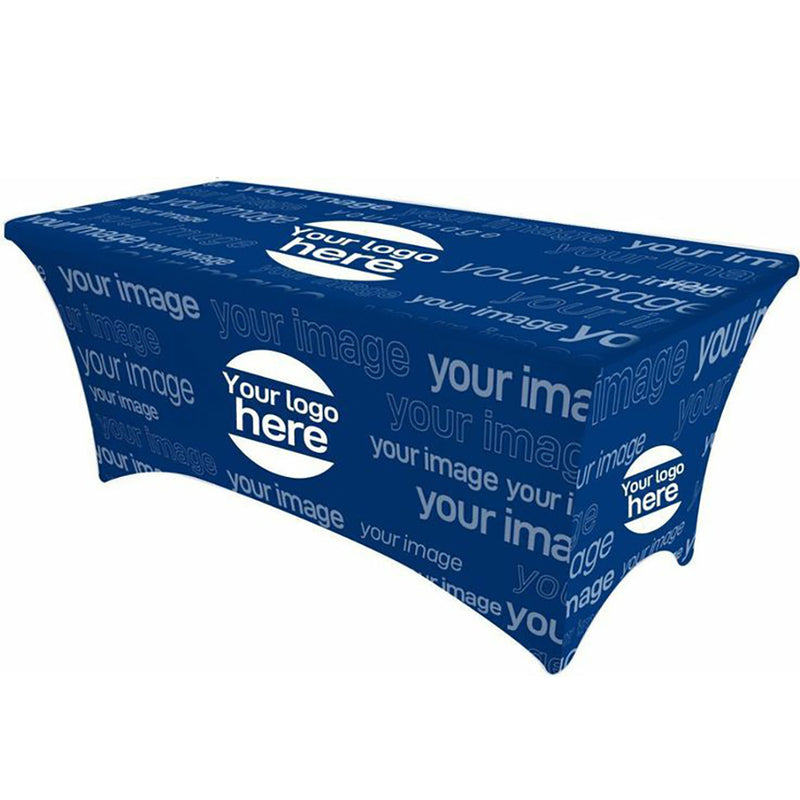 Load image into Gallery viewer, Custom Table Cover 4 FT, 6 FT, 8 FT Personalized Table Cloth
