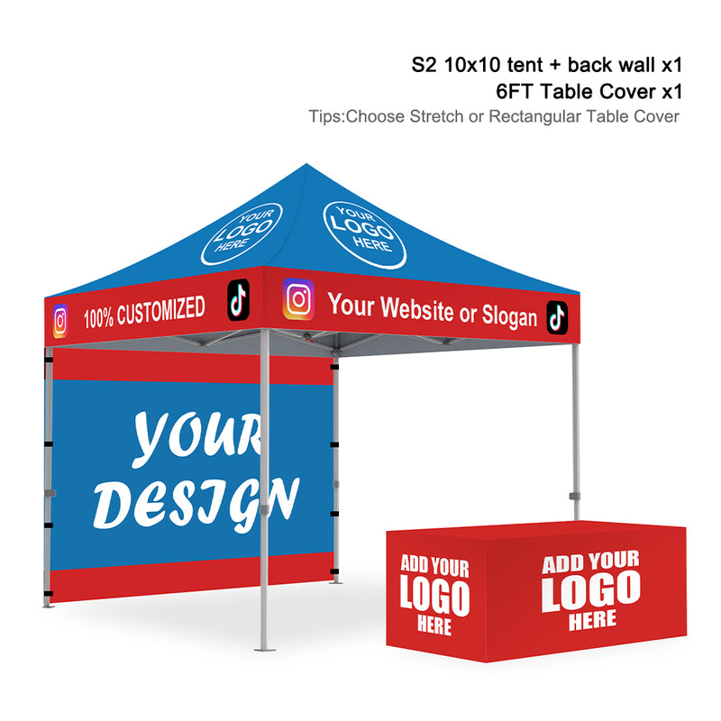 Load image into Gallery viewer, Mastercanopy Core-35 Custom Canopy Tent 10x10 Full Case Vision Super Value Package
