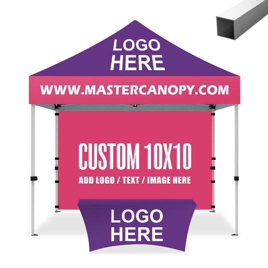 Mastercanopy Lite-30 Commercial Custom Canopy Tent 10x10 Full Case Vision Super Value Package