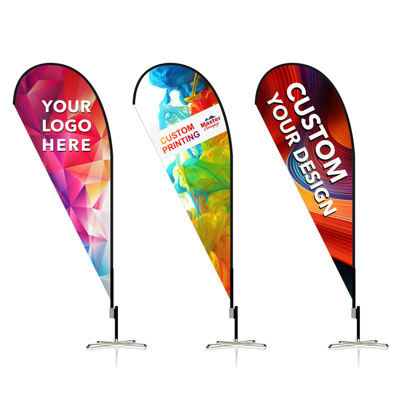 Load image into Gallery viewer, Custom Teardrop Flag 8 FT, 10 FT, 12 FT (1 Flag)
