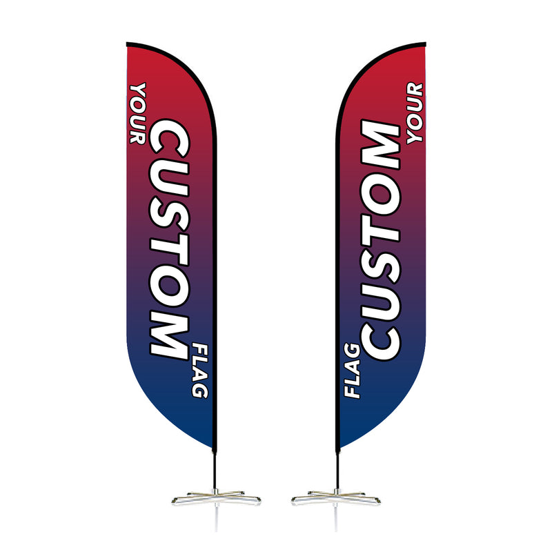 Load image into Gallery viewer, Custom Feather Flag 8 FT, 10 FT, 12 FT
