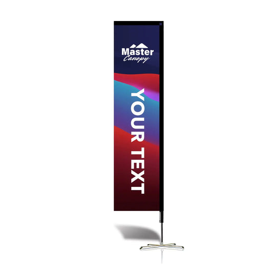 Custom Feather Blade Teardrop Rectangle Flag Full Set 8FT, 10FT, 12FT