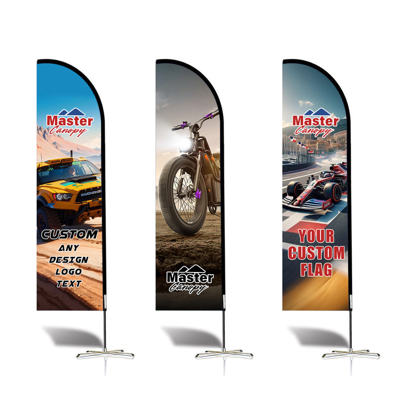 Load image into Gallery viewer, Custom Blade Flag 8 FT, 10 FT, 12 FT
