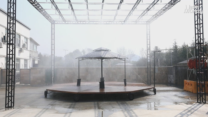 Load and play video in Gallery viewer, 9x9/10x12/11x11 Outdoor Garden Patio Gazebo with Stable Steel Farme

