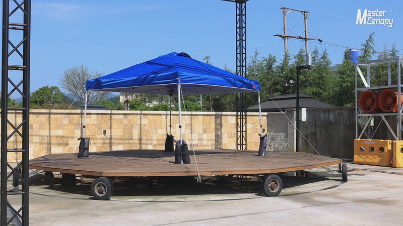 Load and play video in Gallery viewer, Leisure Sports Durable Ez Pop-Up Canopy Tent with Vented Top - 8x8, 10x10, 12x12
