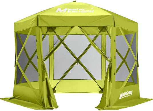 10x10/12x12 Portable Screen House Room Pop up Gazebo Outdoor Camping Tent